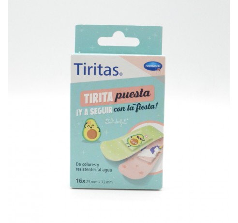 TIRITAS MR. WONDERFUL APOSITO ADHESIVO 16 UNIDADES 72 MM X 25 MM Parafarmacia