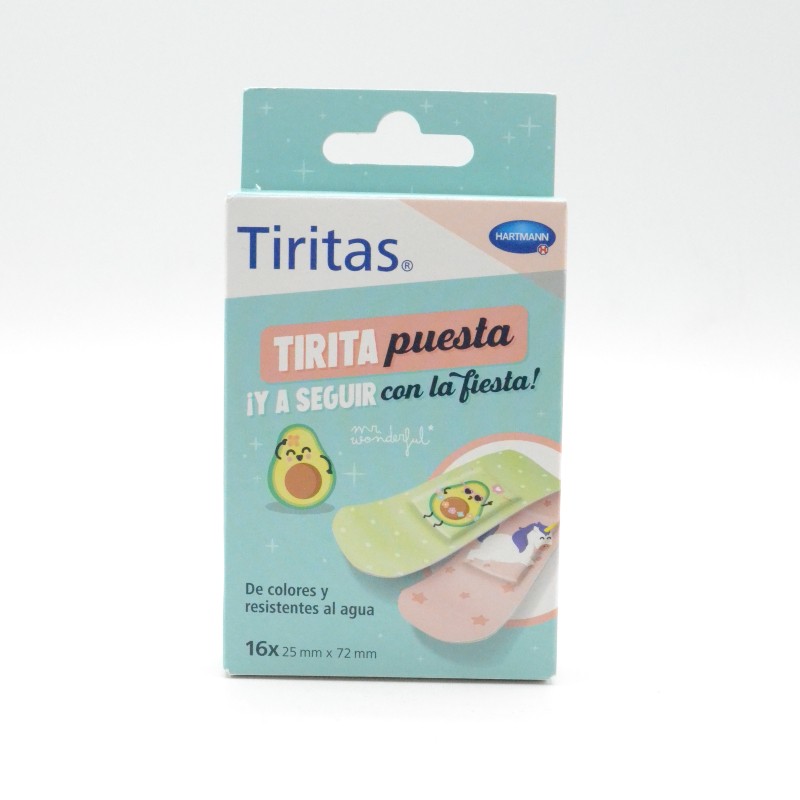 TIRITAS MR. WONDERFUL APOSITO ADHESIVO 16 UNIDADES 72 MM X 25 MM Parafarmacia