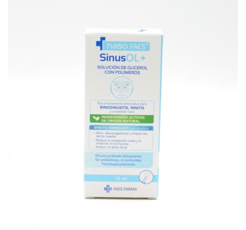 NASO FAES SINUSOL+ 1 SPRAY NASAL 15 ML Parafarmacia