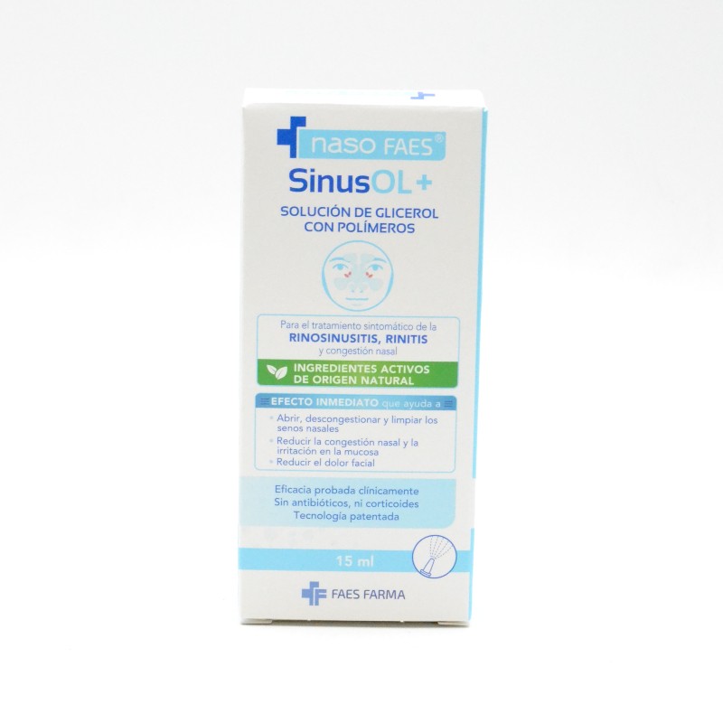 NASO FAES SINUSOL+ 1 SPRAY NASAL 15 ML Parafarmacia