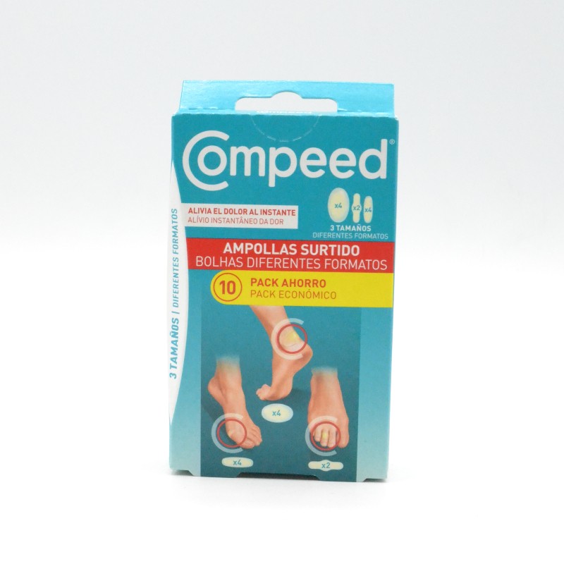 COMPEED AMPOLLAS SURTIDO PACK AHORRO 10 U Parafarmacia