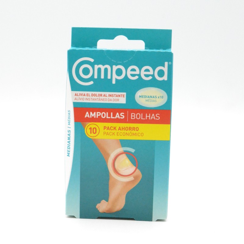 COMPEED AMPOLLAS MEDIANAS PACK AHORRO 10 U Parafarmacia