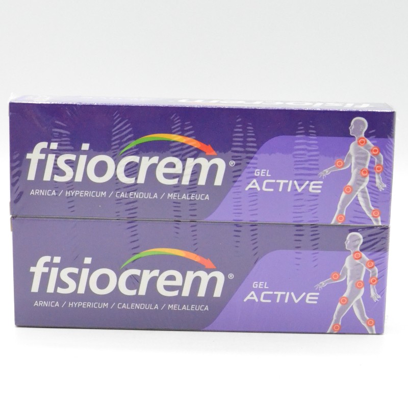 FISIOCREM GEL ACTIVE 60 ML DUPLO 2ª U 30% Parafarmacia