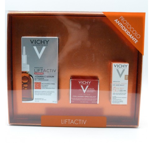 VICHY COFRE LIFTACTIV SUPREME VITAMIN C SERUM 20ML + COLLAGEN SPECIALIST 15 ML Parafarmacia