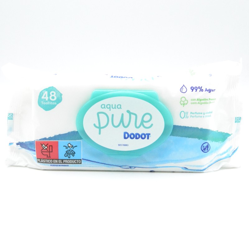 Venta de Toallita Dodot Aqua Pure 48 U ¡Precio Oferta!