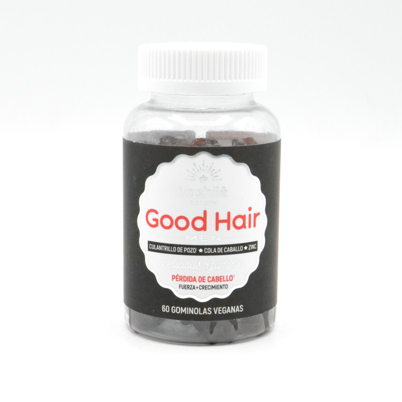 GOOD HAIR MEN FUERZA+CRECIMIENTO DEL CABELLO 60 GOMINOLAS SABOR COLA Parafarmacia