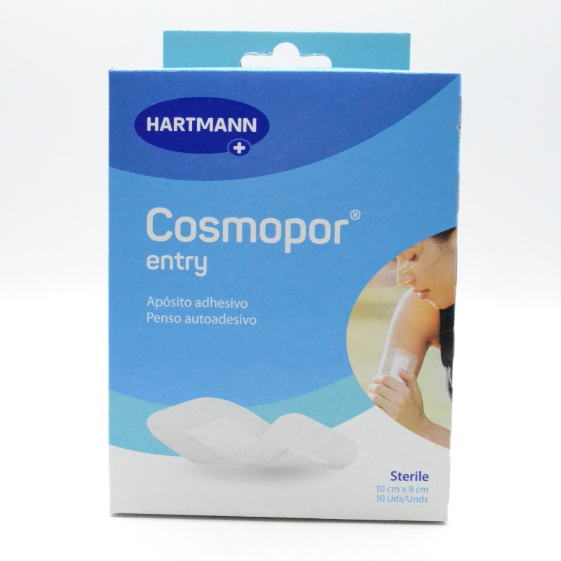 COSMOPOR ENTRY APOSITO ESTERIL 10 CM X 8 CM 10U Tiritas y apósitos