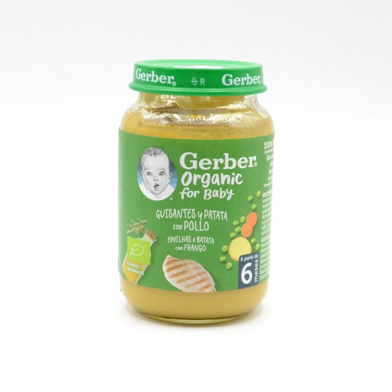 GERBER POTITO GUISANTES PATATAS POLLO 190 G Parafarmacia