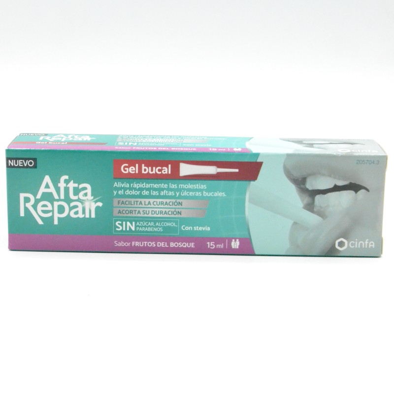 AFTA REPAIR GEL 15 ML SABOR FRUTOS DEL BOSQUE Parafarmacia