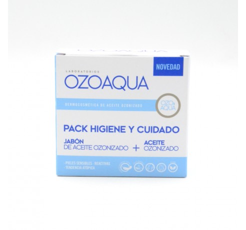 OZOAQUA PACK PASTILLA JABON 100 G + ACEITE 15 ML Parafarmacia