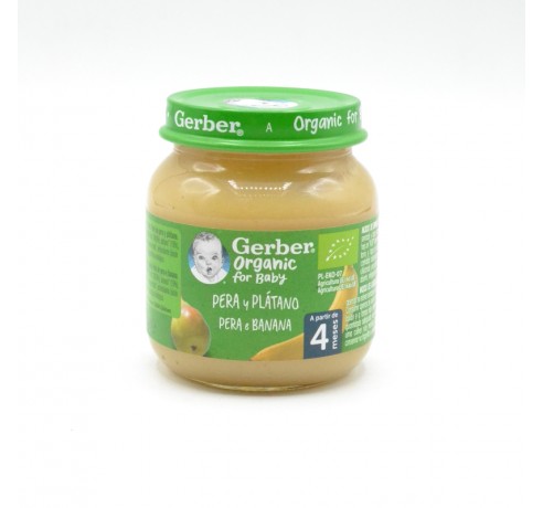 GERBER POTITO PERA Y PLATANO 125 G Parafarmacia