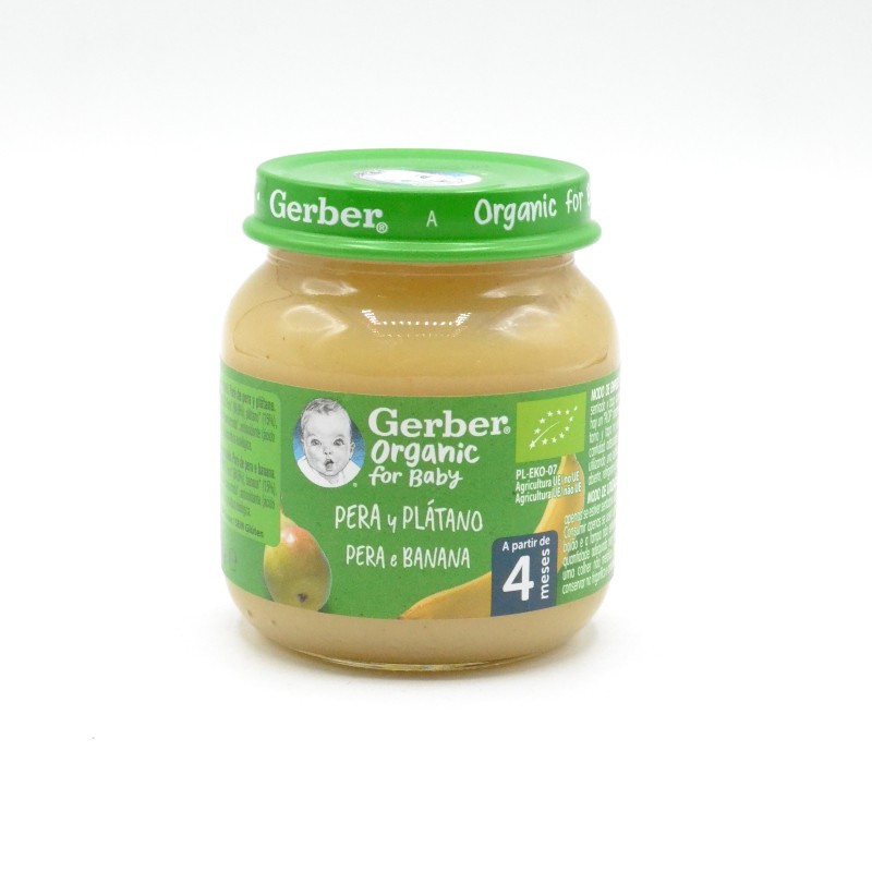 GERBER POTITO PERA Y PLATANO 125 G Parafarmacia