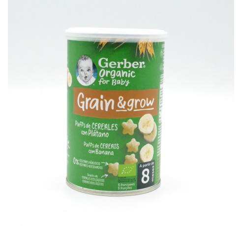 GERBER SNACK CEREALES CON PLATANO 35 G Parafarmacia