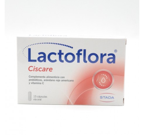 LACTOFLORA CISCARE 15 CAPSULAS Parafarmacia