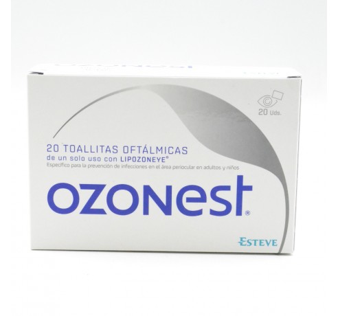 OZONEST 20 TOALLITAS OFTALMICAS Parafarmacia