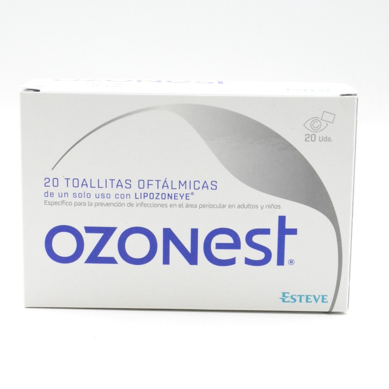 Ozonest 20 toallitas oftálmicas