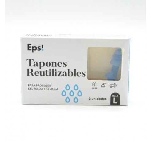 EPS TAPONES DE SILICONA REUTILIZABLES 2 UNIDADES TALLA L Parafarmacia