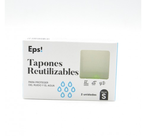 EPS TAPONES DE SILICONA REUTILIZABLES 2 UNIDADES TALLA S Parafarmacia