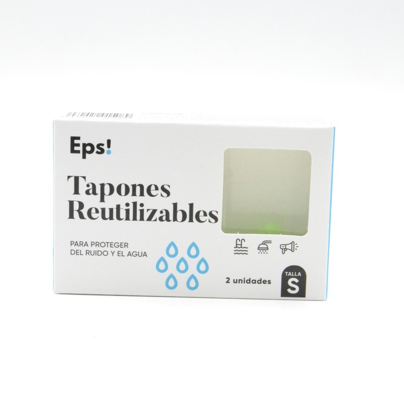 EPS TAPONES DE SILICONA REUTILIZABLES 2 UNIDADES TALLA S Parafarmacia