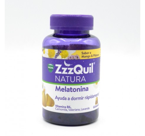 ZZZQUIL MELATONINA 60 GOMINOLAS SABOR MANGO Y PLATANO Parafarmacia