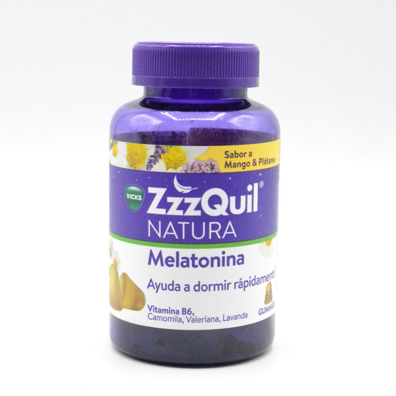 ZZZQUIL MELATONINA 60 GOMINOLAS SABOR MANGO Y PLATANO Parafarmacia