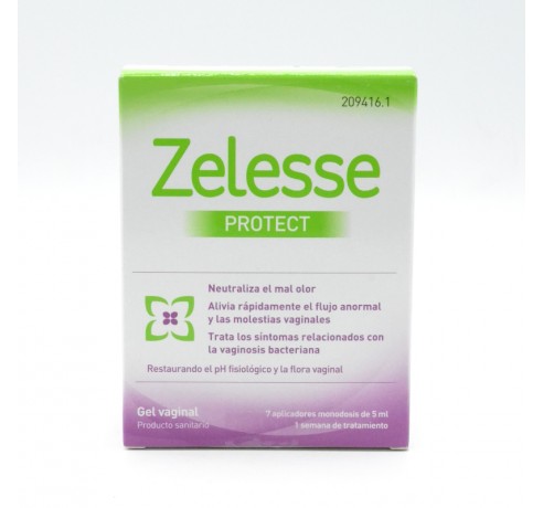 ZELESSE PROTECT GEL VAGINAL 7 MONODOSIS 5 ML Parafarmacia