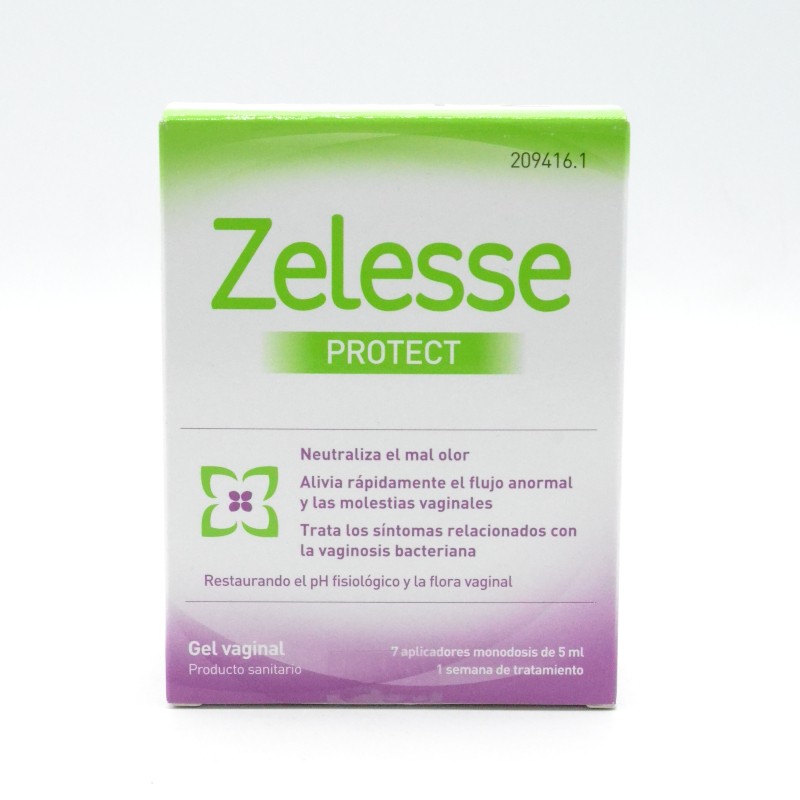 ZELESSE PROTECT GEL VAGINAL 7 MONODOSIS 5 ML Parafarmacia