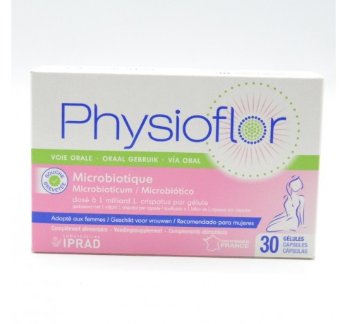 PHYSIOFLOR 30 CAPSULAS ORALES Infección vaginal y probióticos