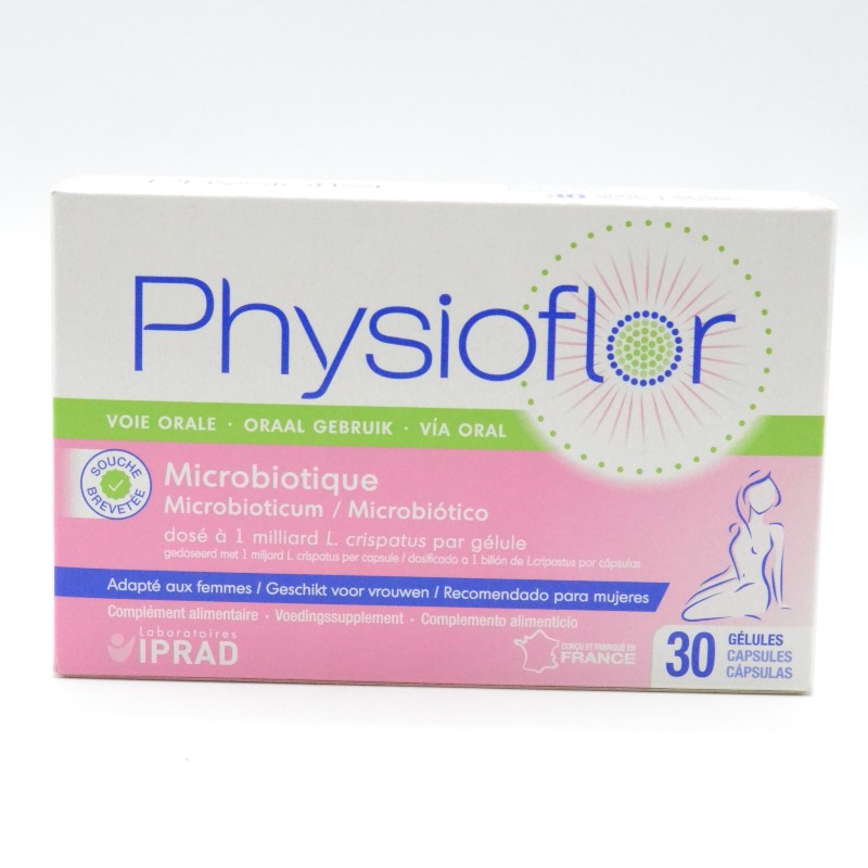 PHYSIOFLOR 30 CAPSULAS ORALES Infección vaginal y probióticos