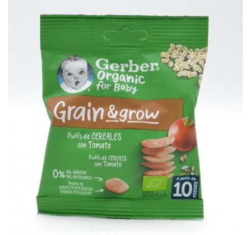 GERBER SNACK CEREALES CON TOMATE Parafarmacia