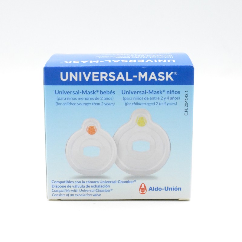 MASCARILLA UNIVERSAL MASK 2 UNIDADES BEBES + NIÑOS Parafarmacia