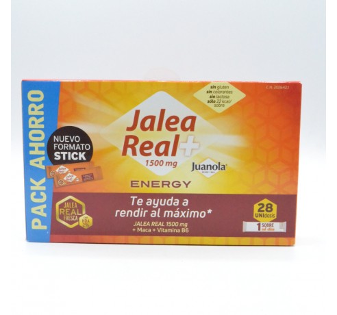 JUANOLA JALEA REAL ENERGY 28 SOBRES 10 ML Parafarmacia