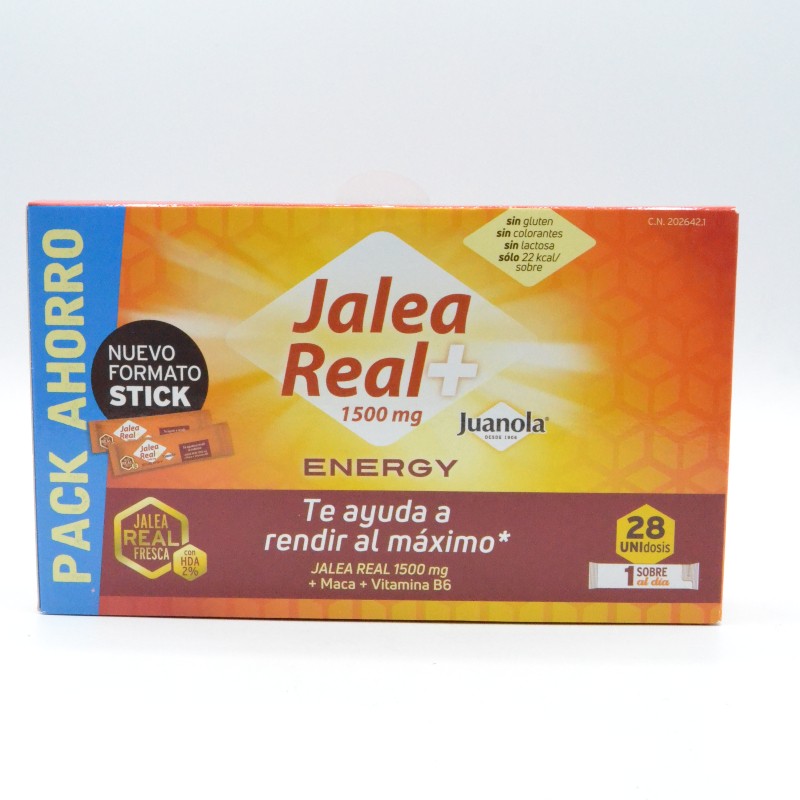 JUANOLA JALEA REAL ENERGY 28 SOBRES 10 ML Parafarmacia