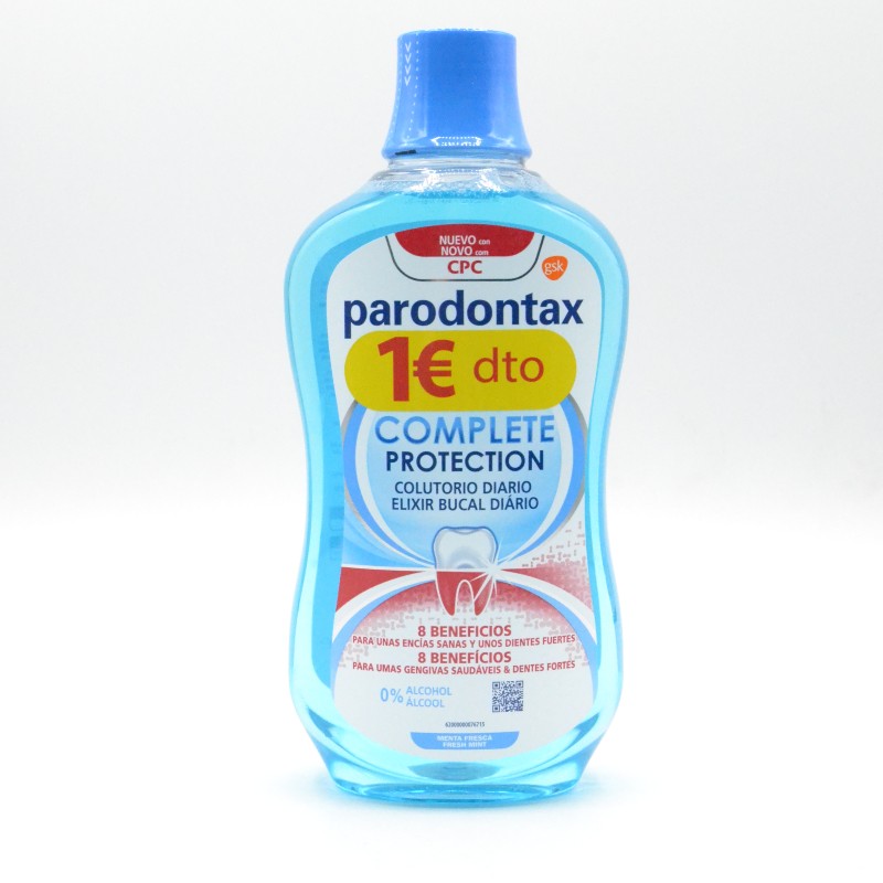 PARODONTAX COMPLETE PROTECCION COLUTORIO CPC 500 ML Parafarmacia
