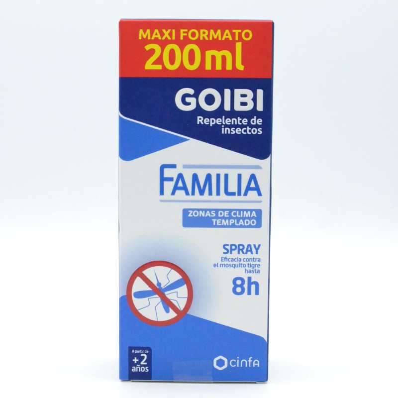 GOIBI ANTIMOSQUITOS FAMILIA MAXI SPRAY 200 ML Parafarmacia
