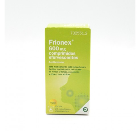 FRIONEX 600 MG 20 COMPRIMIDOS EFERVESCENTES Parafarmacia