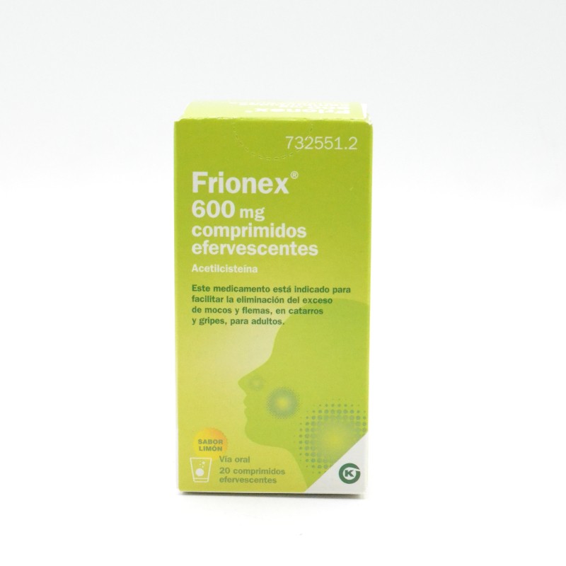 FRIONEX 600 MG 20 COMPRIMIDOS EFERVESCENTES Parafarmacia