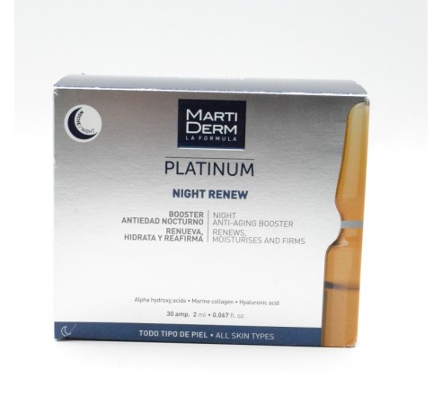 MARTIDERM NIGHT RENEW 30 AMPOLLAS Antiedad