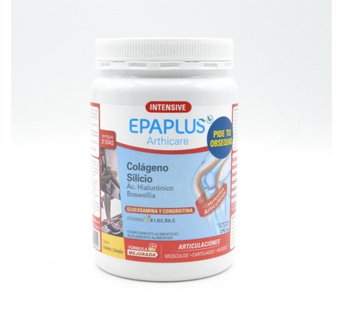 EPAPLUS INTENSIVO COLAGENO+SILICIO+HIALUR+BOSWELLIA POLVO LIMON 278,7 GR Articulaciones y huesos