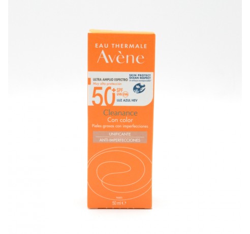 AVENE CLEANANCE SOLAR SPF 50+ 50 ML COLOR Parafarmacia