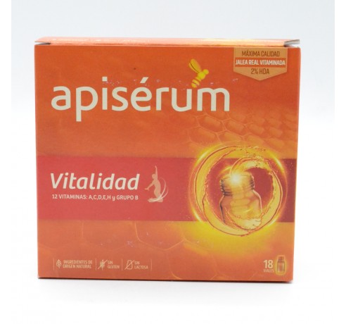 APISERUM VITALIDAD 18 VIALES Energía y vitalidad