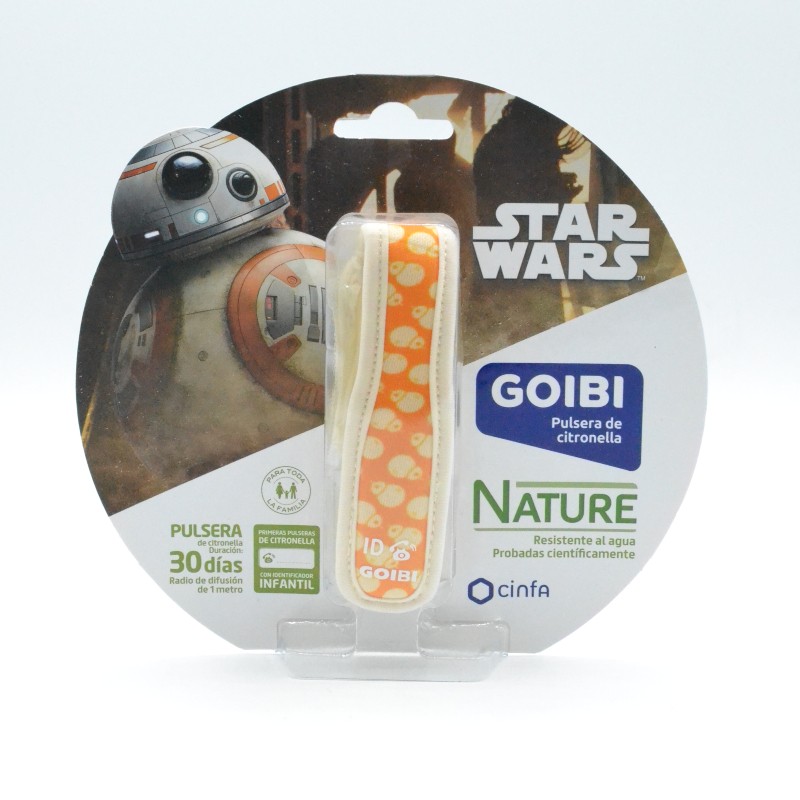 GOIBI PULSERA DE CITRONELLA NATURE STAR WARS BB8 Parafarmacia