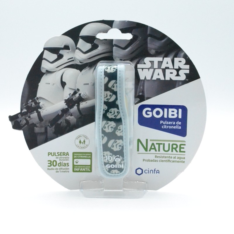 GOIBI PULSERA DE CITRONELLA NATURE STAR WARS STORMTROOPER Parafarmacia