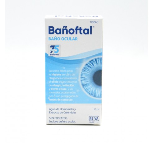 BAÑOFTAL BAÑO OCULAR 50 ML Parafarmacia