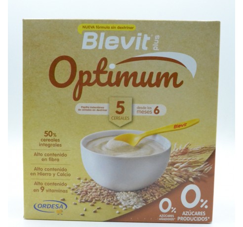 BLEVIT PLUS OPTIMUM 5 CEREALES 400 G Parafarmacia