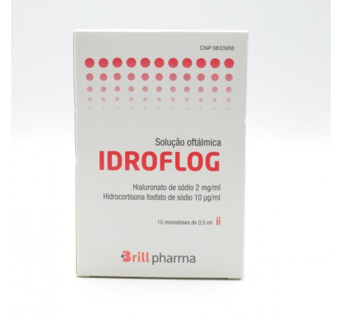 IDROFLOG SOLUCION OFTALMICA 15 MONODOSIS 0,5 ML Parafarmacia