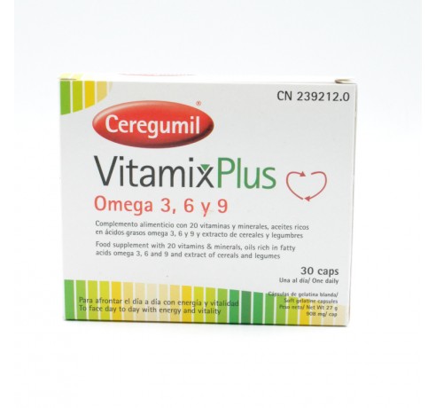 VITAMIX PLUS 30 CAPS CEREGUMIL Complejos multivitamínicos