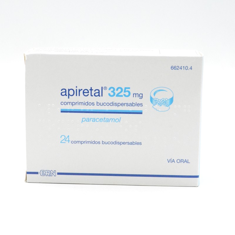 APIRETAL 325 MG 24 COMPRIMIDOS BUCODISPERSABLES Medicamentos