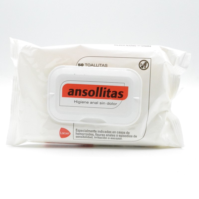 ANSOLLITAS HIGIENE ANAL 50 U Parafarmacia