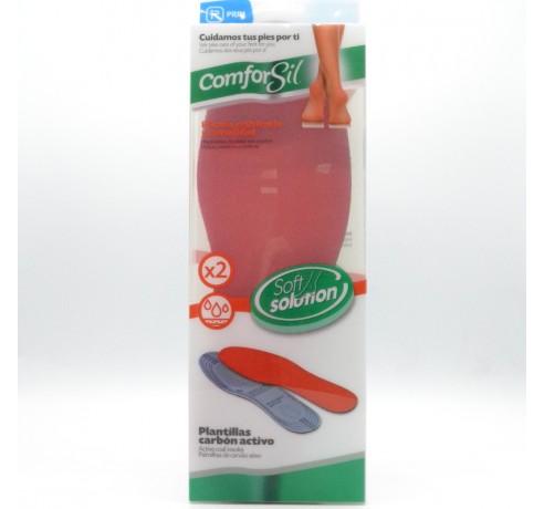 COMFORSIL PLANTILLAS DESODORANTES CARBON ACTIVO 1 PAR Parafarmacia